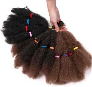 12 Inch <b>Afro</b> Kinky Bulk <b>Hair</b> High Temperature Fiber Marley Twist Crochet <b>Braiding</b> Extensions <b>for</b> Any Style - Product Image 6
