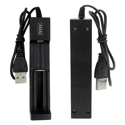 USB-Ladegerät 18650 Universal Smart 1 Slot Charge 18650 Akku-Schnell ladegerät