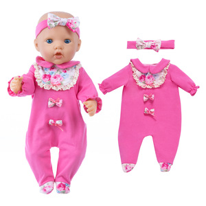 2026 <b>18</b> <b>inch</b> Xiafu <b>doll</b> <b>clothes</b> suitable for baby <b>doll</b> jumpsuit series Spring and Autumn clothing wholesale - Product Image 1