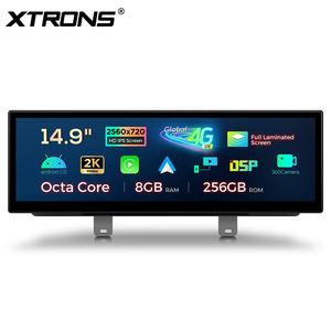 XTRONS Pantalla IPS de 14.9 Pulgadas, 8+256 GB, 2560x720P, Totalmente Laminada, 4G Global, 360 °   Cámara Android para Auto, Estéreo para BMW Serie 5 G30/G31 EVO - Product Image 3