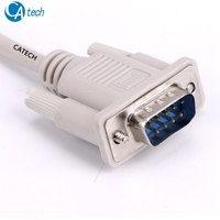 Cable Serial RS232 DB9 de Alta Calidad OEM ODM, Cable de Extensión DB9Pin Macho a Hembra