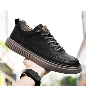 Fabricante de monopatín retro para hombre y mujer con logotipo personalizado original zapatillas informales de piel bajas personalizadas para hombre - Product Image 2