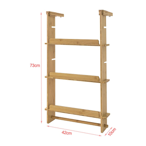 Organizador <span class=keywords><strong>de</strong></span> Refrigerador <span class=keywords><strong>de</strong></span> Bambú <span class=keywords><strong>de</strong></span> 3 Niveles <span class=keywords><strong>para</strong></span> Cocina, Estante <span class=keywords><strong>de</strong></span> Almacenamiento <span class=keywords><strong>Lateral</strong></span> <span class=keywords><strong>para</strong></span> Refrigerador con Barra <span class=keywords><strong>para</strong></span> Toallas - Product Image 6
