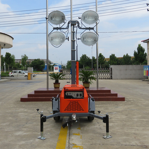 Torre <span class=keywords><strong>de</strong></span> Iluminación Móvil <span class=keywords><strong>de</strong></span> Haluro Metálico <span class=keywords><strong>de</strong></span> 400W LED 1000W con Mástil Telescópico <span class=keywords><strong>de</strong></span> 7m - Product Image 5