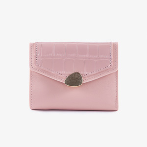 Cartera de Cuero para Mujer Edición Coreana 2024 Antidesmagnetización Multitarjeta Pequeña y Compacta con Forro de Poliéster Fresca y Elegante - Product Image 4