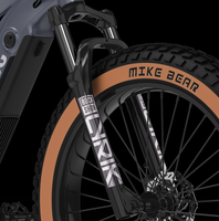 KUAKE TRUCKRUN M09 vélo hybride électrique cadre de moto à entraînement moyen vélo de montagne ebike gros vélo bosch 1000watt bicimoto velomobile