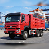 Camion benne lourd diesel Sinotruk Howo 6x4 d'occasion durable 371HP haute performance avec moteur Weichai pour la construction