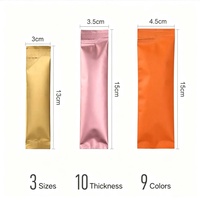 Sachets individuels de poudre de gel énergétique, supplément en poudre, sachets d'assaisonnement, emballage en feuille thermoscellable, sachet de café