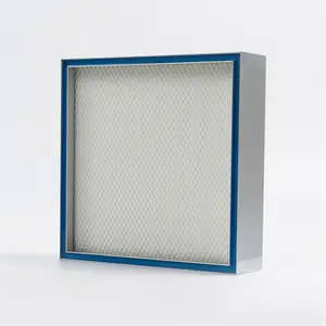 エアフィルターhepa工業用エアフィルターガラス繊維アルミニウムフレームフィルターカスタマイズH10-H14高度浄化装置
