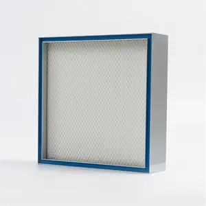 Op Maat Gemaakte H10-H14 Geavanceerde Zuiveringsapparatuur Luchtfilter Hepa Industriële Luchtfilter Glasvezel Aluminium Frame Filter