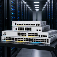 Switch Data Center Kampus Baru Catalyst C1300-24XT 20x10G Copper 4x10G SFP+ Rak 24 Port 10Gbps L3
