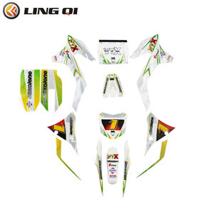 Kit de Gráficos y Calcomanías de <span class=keywords><strong>Vinilo</strong></span> <span class=keywords><strong>3M</strong></span> LINGQI de Personalidad Racing Compatible con Moto de Cross KT SX65 SX 65 2002-2008 - Product Image 2