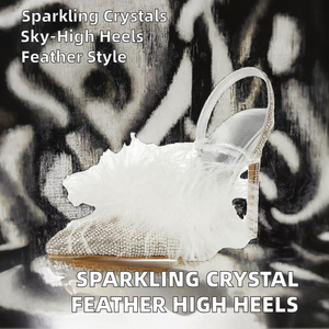 Sandales à talons hauts de luxe de haute qualité avec logo personnalisé, en cuir véritable, mode estivale, chaussures sexy pour femmes pour mariage - Product Image 2