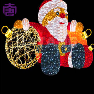Lumières décoratives LED 3D Père Noël IP65 pour décoration de Noël en extérieur - Product Image 2