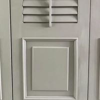 Porte intérieure en bois à persiennes sur mesure CBMmart avec panneau surélevé et âme pleine en placage pour maisons américaines