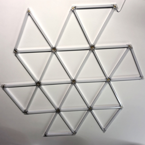 Lumières de détaillage hexagonales, éclairage de travail LED linéaire en nid d'abeille, lumière LED hexagonale pour la maison, montage au plafond pour petit jardin, atelier - Product Image 5