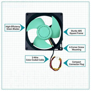 Moteur de ventilateur BLDC électrique pour dégivrage de réfrigérateur FBA12J 15V 1B17B79-XD, 1800-2700 tr/min, pour pièces de chambre à glace SAMSUNG LG - Product Image 5