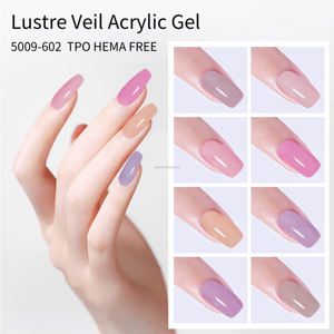 Gel acrylique TPO HEMA Free Lustre Veil UV LED Soak Off pour salon - Product Image 5