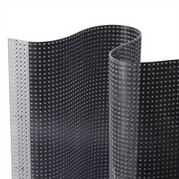 Nouvelle technologie 2025 Écran d'affichage transparent flexible Film cristallin Verre Forme spéciale LED Holographique IP35 Étanche 140