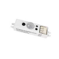 Interrupteur d'éclairage infrarouge vert Hynall HNS133PIR avec variateur de luminosité, capteur de mouvement PIR, sortie 12-24V DC 0-10V, montage au plafond ou au mur