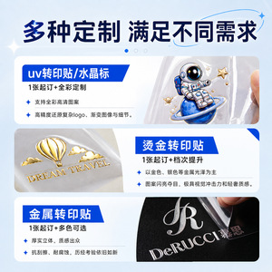 Crystal Label Custom Logo Transfer <b>Sticker</b> Transparent Waterproof Matte Glossy Film Packaging Label - Product Image 4