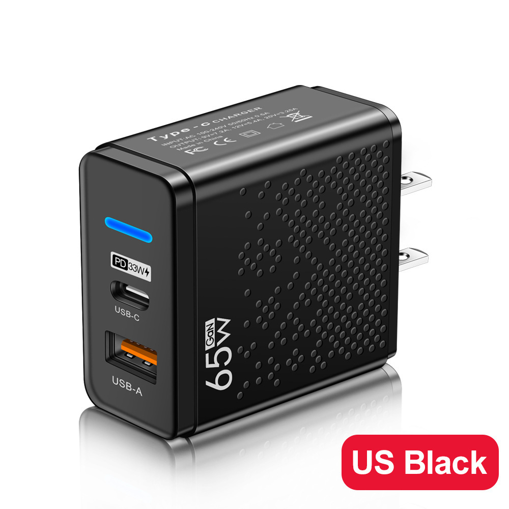Us-US enchufe negro