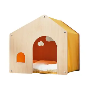 Yueshang luxury Factory Wholesale Indoor Small Animal Decorative wood Cat And Dog Houses with factory price