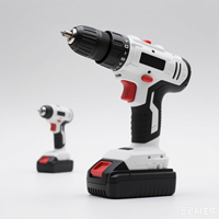 Destornillador Eléctrico Inalámbrico de 20V, Mini Taladro de Velocidad Variable, Kit de Herramientas Eléctricas Recargables con Batería, para Trabajos en Madera