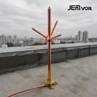 Paratonnerre électrique en laiton personnalisé pour parafoudre moyenne et haute tension, marque ZKER, modèle ZKER