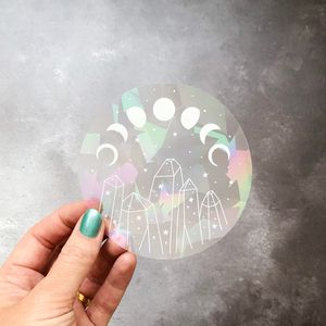 Suncatcher Sticker tùy chỉnh Rồng Mặt trời Catcher PVC cửa sổ Sticker Decal minh họa đầy màu sắc trong suốt suncatcher dán - Product Image 4