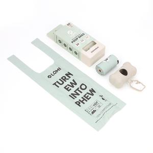 Bolsa de caca de perro compostable biodegradable 100% Pbat/PLA/maicena EN13432 GRS Recycl - Product Image 6