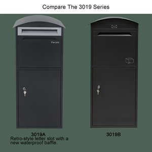 JDY Modern Freestanding Outdoor Mailbox New Waterproof <strong>Free</strong> <strong>Standing</strong> Parcel <strong>Box</strong> - Product Image 3