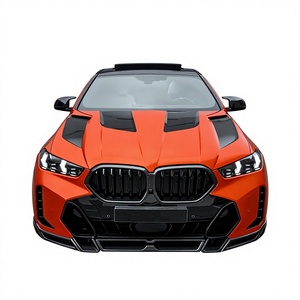 Kit carrosserie en fibre de carbone pour BMW X6, diffuseur avant en fibre de carbone X6 LD, spoiler, capot moteur, pare-chocs X6, pièces automobiles - Product Image 1