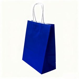 Sacs de shopping en papier kraft personnalisés de haute qualité KM, échantillon gratuit, différentes tailles et logos pour l'utilisation alimentaire - Product Image 1