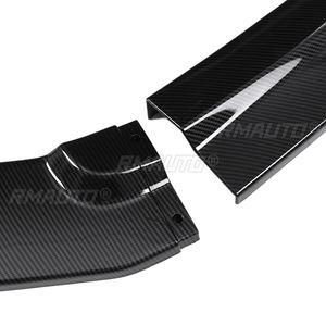 Kit de 3 pièces pour pare-chocs avant de voiture, spoiler, séparateur, diffuseur, protection de carrosserie pour Chevrolet Camaro 2015-2018, style fibre de carbone - Product Image 6