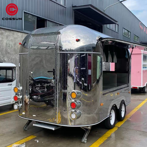 Nouvelle Vente Chaude : Remorque Mobile <span class=keywords><strong>Vintage</strong></span> en Acier Inoxydable pour Pizza, <span class=keywords><strong>Bar</strong></span> à Bière Mobile avec Roues, Chariot Alimentaire - Product Image 3