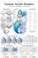 Standee Akrilik Anime Custom Cetak UV HD Slot Tunggal Figur Akrilik Gadis Anime Merchandise untuk Penggemar