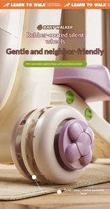 Andador para Bebés de Plástico Multifuncional con Diseño Antivuelco, Juguete de Empuje para Bebés 5 en 1, Juguete de Aprendizaje para Primeros Pasos, Capacidad de Carga de 10 kg - Product Image 6