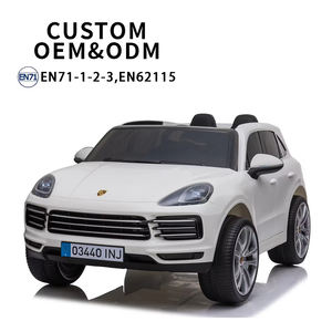 Gelicentieerde Porsche Cayenne 12V Nieuwe Afstandsbediening 2-zits Grote Elektrische Kindervoertuig Ijzeren Ride-On Auto Voor 2-7 Jaar Oud - Product Image 2