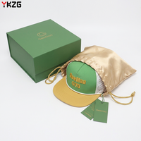 Casquette de baseball légère et réglable verte et jaune, perforée au laser, 5 panneaux, de haute qualité, vente en gros, par le fabricant