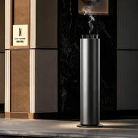 Diffuseur de parfum électrique commercial autonome 500 ml en métal, appareil d'aromathérapie à air froid biphasique avec éclairage LED et contrôle par application