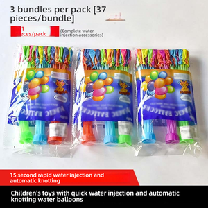 Remplissage rapide facile à utiliser coloré été Splash amusant combat de l'eau activité de plein air jouet pour enfants ballon d'eau jouets à <span class=keywords><strong>bulles</strong></span> - Product Image 2