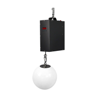 Système d'éclairage cinétique LED DMX 100W pour scène de mariage avec boule de plafond 3D à mélange RVB et construction métallique
