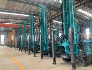 소형 디젤 유압 휠 크롤러 물 우물 시추공 드릴링 장비 Artesian 100m 드릴링 시추공 드릴링 머신 - Product Image 2