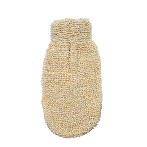 Gant de gommage naturel Logo personnalisé Nettoyage en profondeur du corps Épurateur de cellules mortes dissolvant Spa <span class=keywords><strong>Gants</strong></span> de bain pour le gommage du corps - Product Image 5