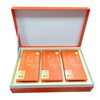 Boîte à bougies de luxe vide avec logo personnalisé, en papier couché, ensemble de 2 pièces, gaufrage à chaud or, finition UV, emballage cadeau