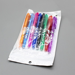 ชุดปากกาเจลสีลบได้ 8 สี 12 ด้าม บรรจุกล่อง อุปกรณ์สำนักงาน หัวปากกา 0.5 มม. หมึกหลายสี - Product Image 4