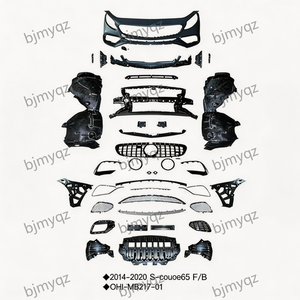 Kit Carrozzeria per Mercedes Benz Classe S Coupé W217 in Stile S63 AMG, Paraurti Anteriore e Posteriore, Griglia, Diffusore, Terminali di Scarico per Classe S <span class=keywords><strong>Cabrio</strong></span> - Product Image 4