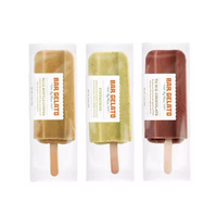 Sac d'emballage en mylar avec logo personnalisé pour biscuits Barre énergétique pour bonbons au chocolat Pochette d'emballage alimentaire comestible scellée au milieu