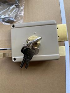 Serratura a <span class=keywords><strong>cilindro</strong></span> in ottone di sicurezza, serratura a scrocco, serratura per porta con chiusura notturna - Product Image 5